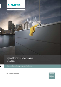 Manual Siemens SX66P080EU Maşină de spălat vase