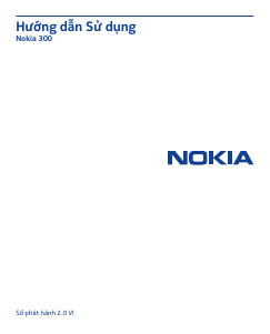 Hướng dẫn sử dụng Nokia 300 Điện thoại di động