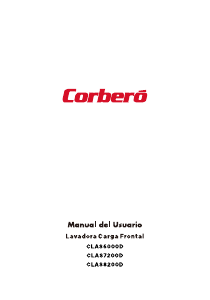 Manual Corberó CLAS 6000 D Washing Machine