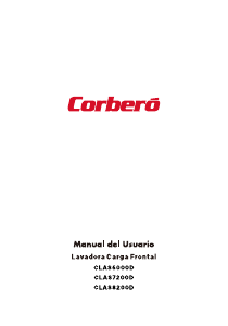 Manual de uso Corberó CLAS 8200 D Lavadora