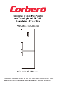 Manual de uso Corberó CCH18539NFXINV+++ Frigorífico combinado