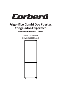 Handleiding Corberó CCM201520WMAD Koel-vries combinatie