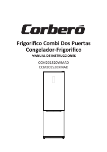 Manual Corberó CCM201520XMAD Fridge-Freezer