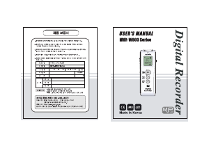 사용 설명서 Cenix MVR-W600 녹음기