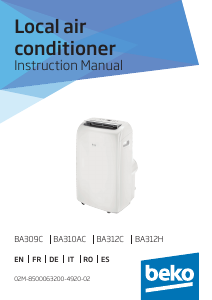 Bedienungsanleitung BEKO BA310AC Klimagerät