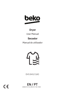 Manual BEKO DHS 8412 GA0 Máquina de secar roupa
