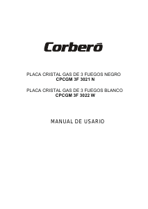 Manual de uso Corberó CPCGM3F3022W Placa