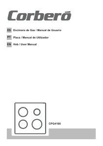 Manual Corberó CPG419X Placa