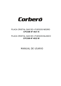 Manual de uso Corberó CPCGM4F4021N Placa