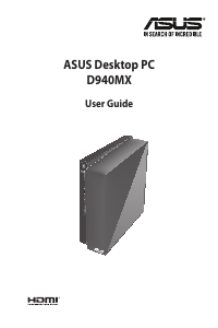 Manual Asus D940MX ProArt Station Desktop Computer