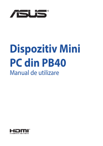 Manual Asus PB40 Mini PC Computer de birou