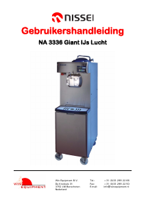 Handleiding Nissei NA 3336 Giant IJsmachine