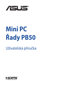 Manuál Asus PB50 Mini PC Stolní počítač