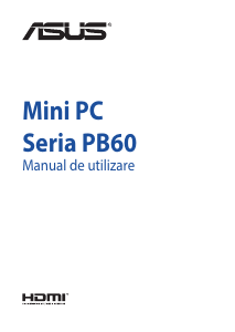 Manual Asus PB60 Mini PC Computer de birou