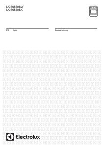 Bruksanvisning Electrolux LKI66850SX Spis