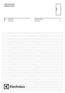 Käyttöohje Electrolux LRB1AF20W Jääkaappi