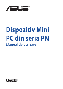Manual Asus PN40 Mini PC Computer de birou
