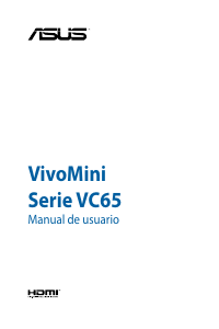 Manual de uso Asus VC65 VivoMini Computadora de escritorio