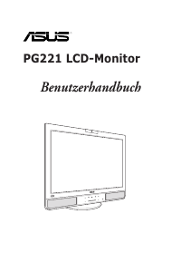 Bedienungsanleitung Asus PG221H LCD monitor