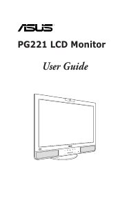 Manual Asus PG221H LCD Monitor