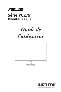 Mode d’emploi Asus VC279H-W Moniteur LCD