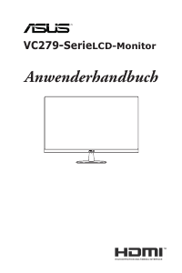 Bedienungsanleitung Asus VC279N-W LCD monitor