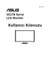 Kullanım kılavuzu Asus VE278N LCD ekran