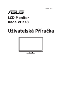 Manuál Asus VE278N LCD monitor