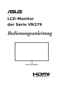 Bedienungsanleitung Asus VN279H LCD monitor