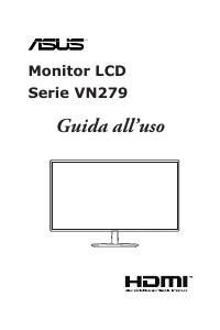 Manuale Asus VN279H Monitor LCD