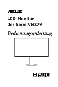 Bedienungsanleitung Asus VN279QLB LCD monitor