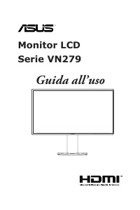 Manuale Asus VN279QLB Monitor LCD