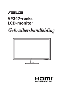 Handleiding Asus VP247TA LCD monitor