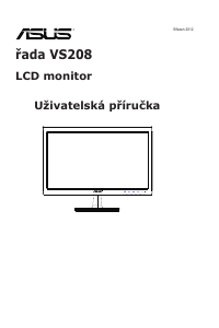 Manuál Asus VS208DR LCD monitor