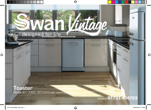 Manual Swan ST17020COPN Toaster