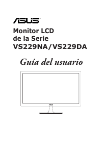 Manual de uso Asus VS229DA-W Monitor de LCD