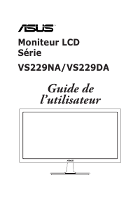 Mode d’emploi Asus VS229DA-W Moniteur LCD