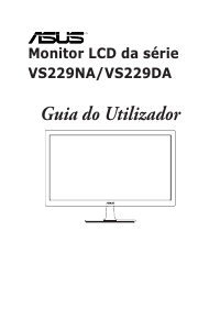 Manual Asus VS229DA-W Monitor LCD