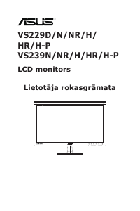 Rokasgrāmata Asus VS229H-P Šķidro kristālu monitors
