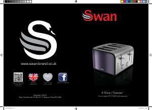 Handleiding Swan ST17020GRAN Broodrooster