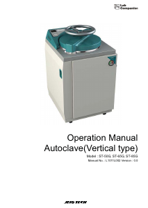 Manual Jeio Tech ST-65G Autoclave