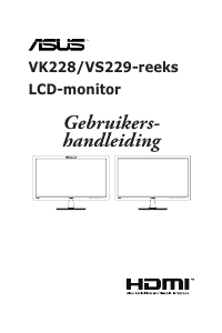 Handleiding Asus VS229HA LCD monitor