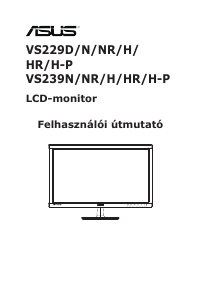 Használati útmutató Asus VS229HR LCD-monitor