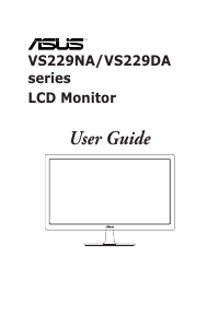 Manual Asus VS229NA-W LCD Monitor