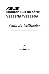 Manual Asus VS229NA-W Monitor LCD