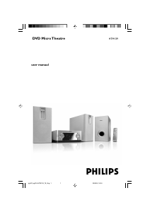 Manual Philips HTM139 Home Theater System