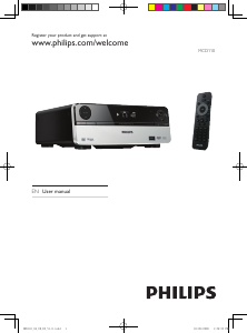 Manual Philips MCD110 Stereo-set