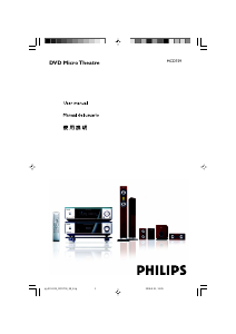 Manual Philips MCD759 Stereo-set