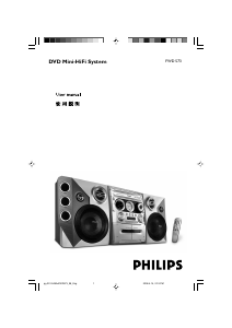 Manual Philips FWD573 Stereo-set