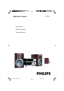 Manual Philips MCD703 Stereo-set